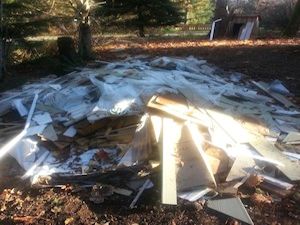 Worksite Clean Up - Before